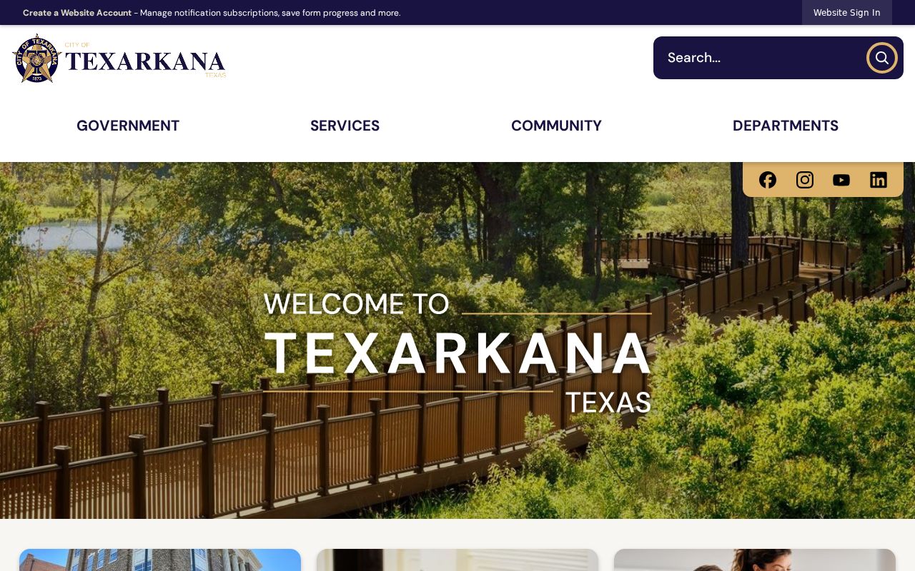Texarkana criminal records City of Texarkana source